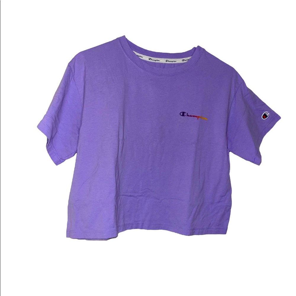 champion purple shirt